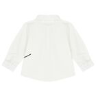 طقم بنطلون أولاد بالشعار باللون الأبيض والأسود, 1, hi-res