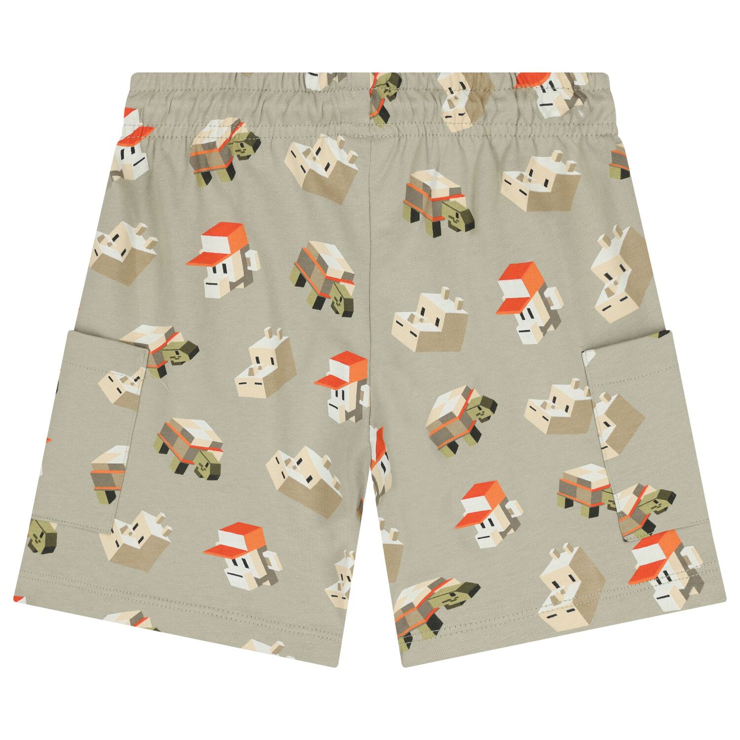 Boys Green Shorts, 1, hi-res