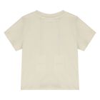 Younger Boys Ivory Logo T-Shirt, 1, hi-res