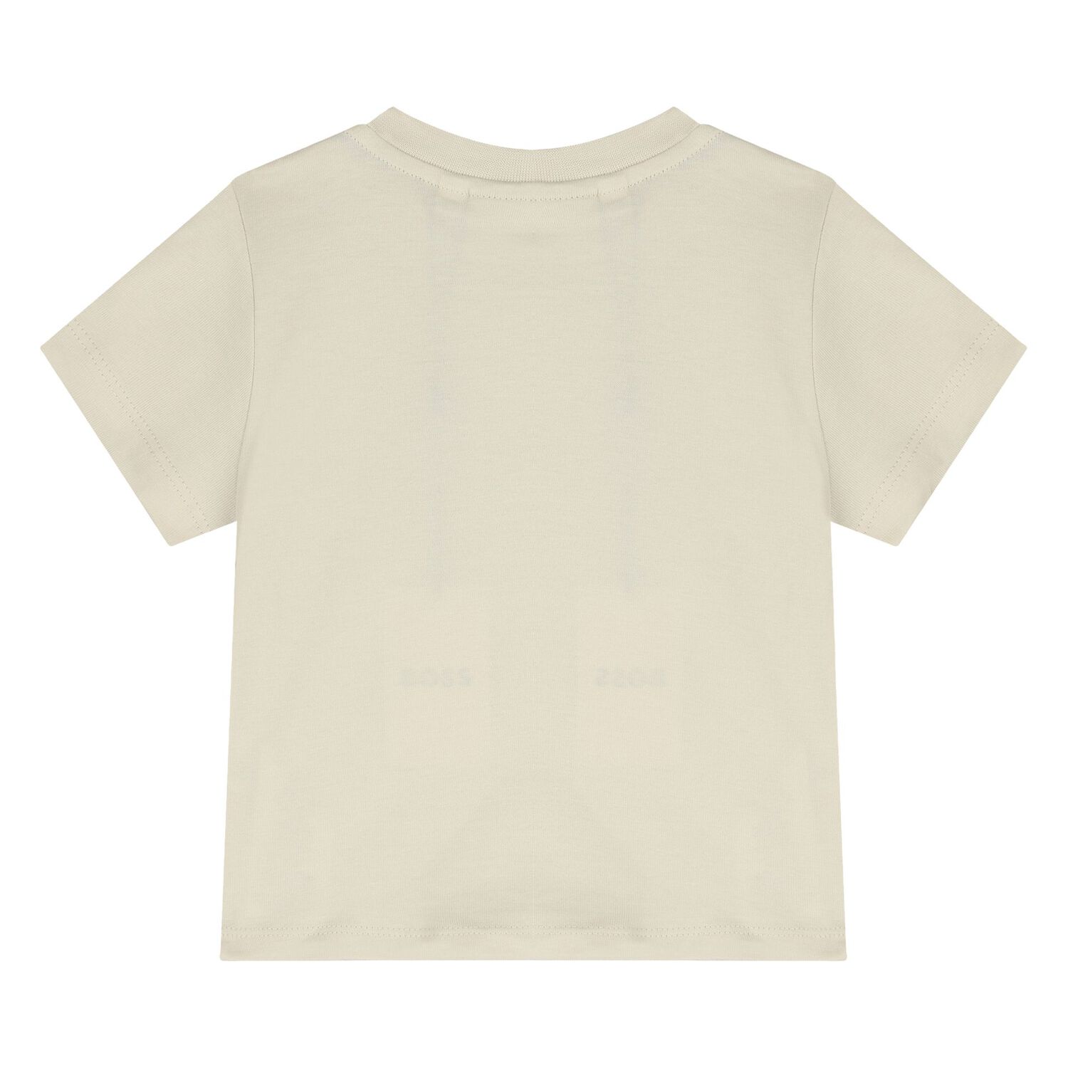 Younger Boys Ivory Logo T-Shirt, 1, hi-res