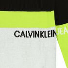 توب محبوك باللون الاسود والابيض والاخضر النيون للاولاد, 1, hi-res