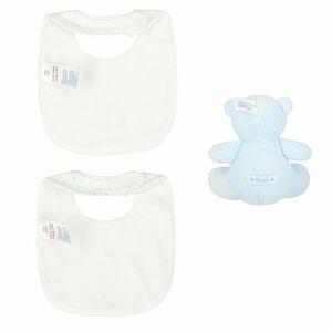 Baby Boys White & Blue Gift Set