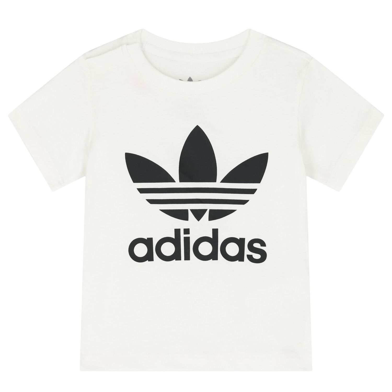 طقم شورت بالشعار باللون الأبيض والأسود, 1, hi-res image number null