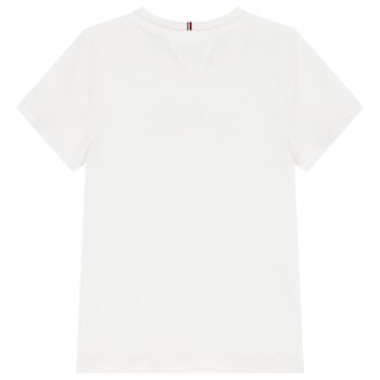 Girls White Logo T-Shirt