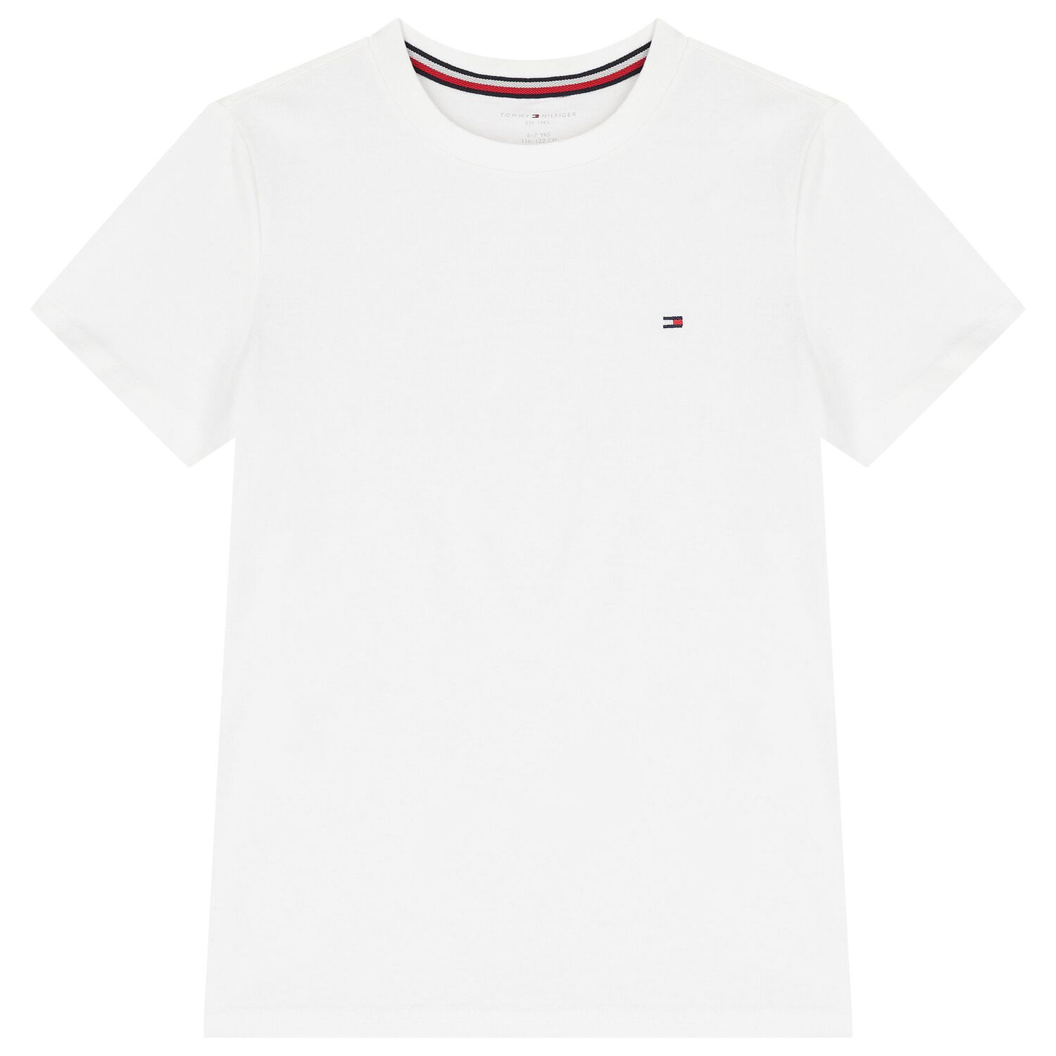 قميصان قطنية بشعار باللونين الأبيض والأسود للأولاد ( قطعتين), 1, hi-res