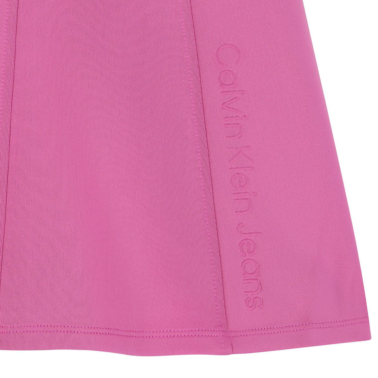 Girls Pink Logo Dress, 1, hi-res
