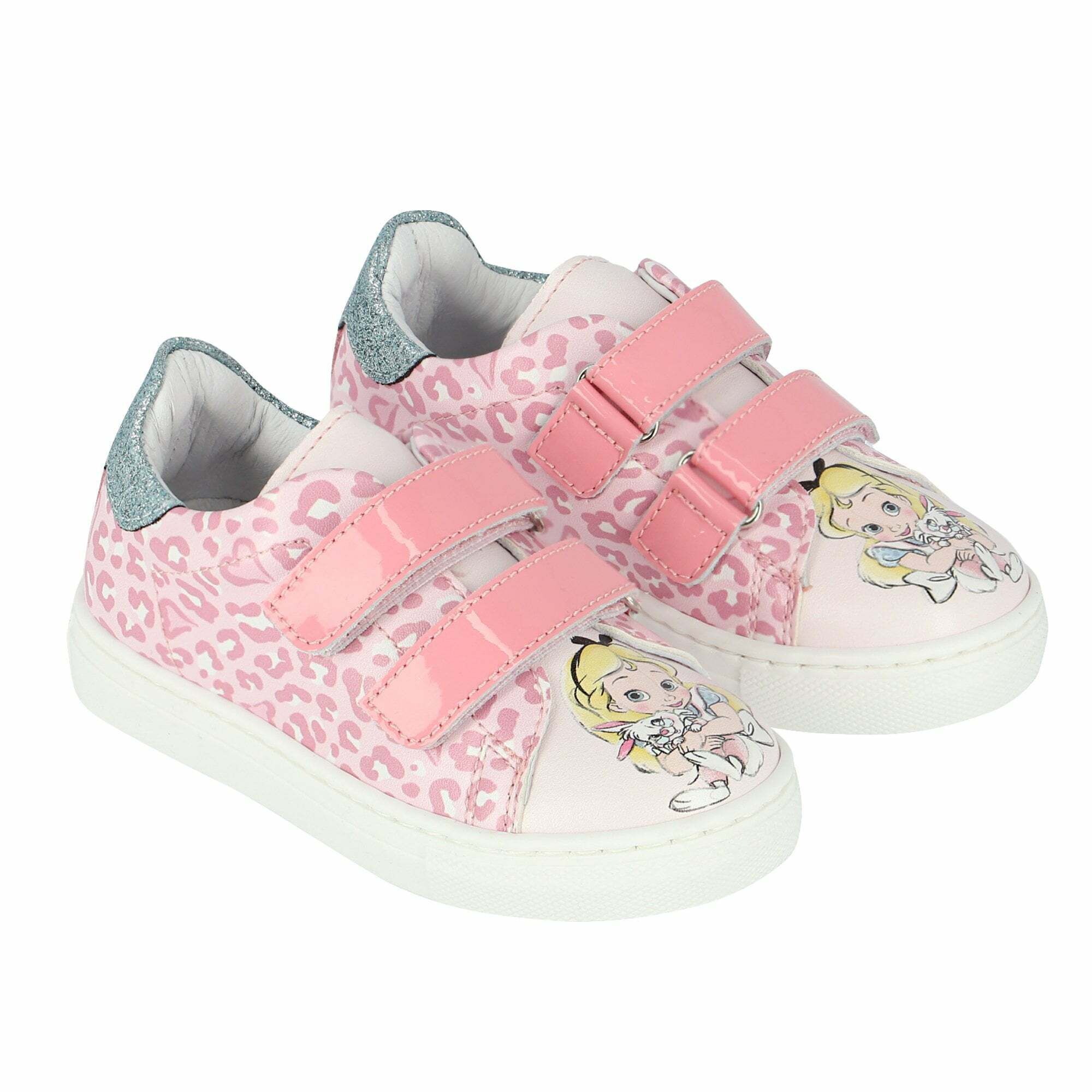 Monnalisa Girls Pink Disney Trainers Junior Couture USA