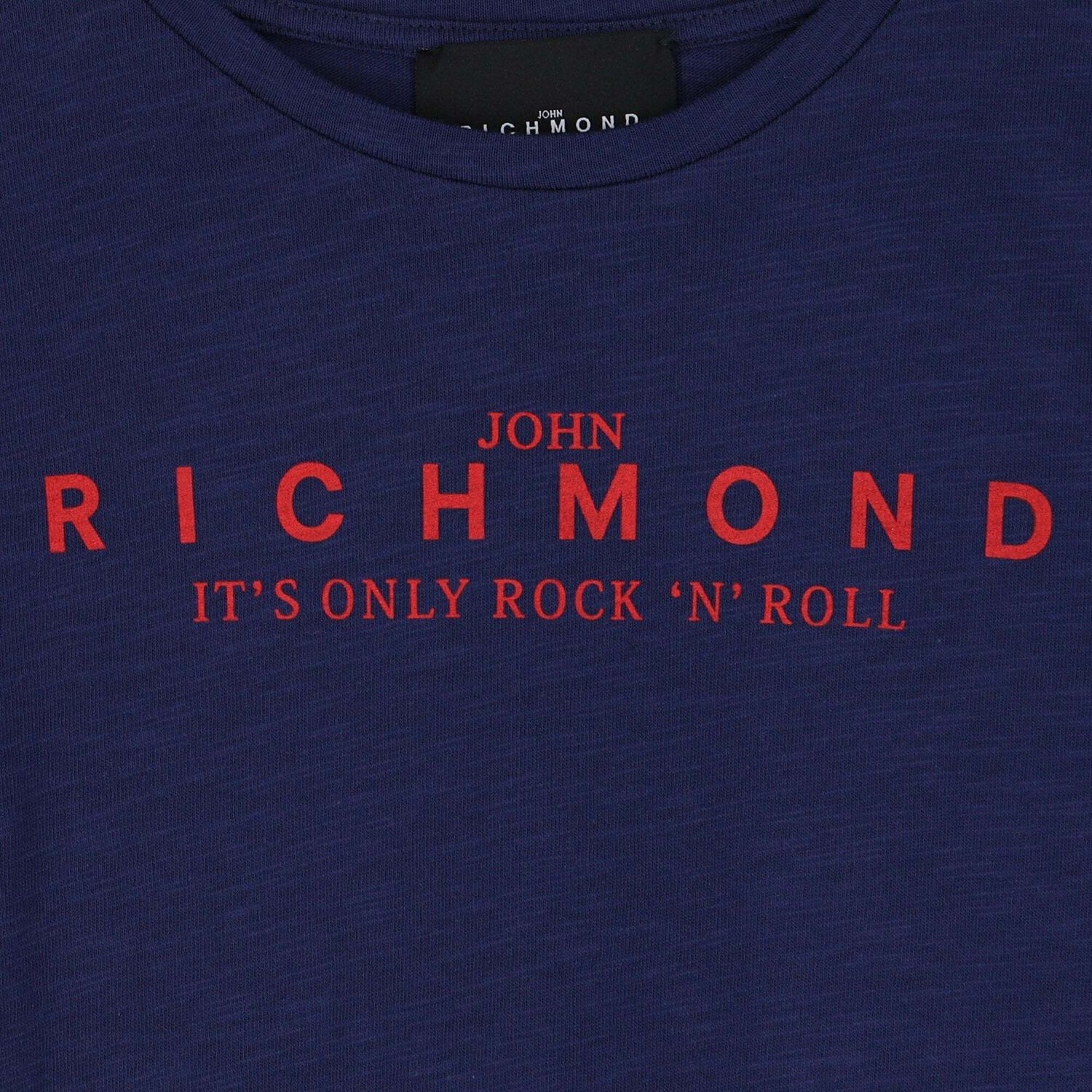 Girls Blue Logo Dress, 1, hi-res