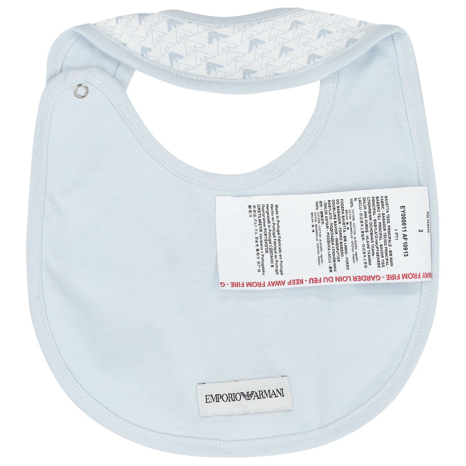 Baby Boys Blue Logo Babygrow Set, 3, hi-res image number null
