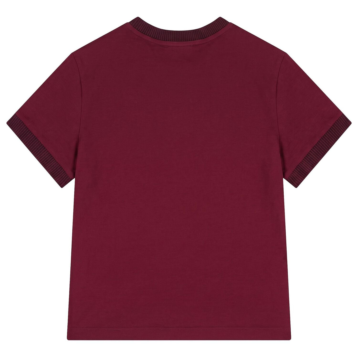 Girls Burgundy Peony T-Shirt, 1, hi-res