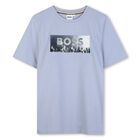 Boys Blue Logo T-Shirt, 1, hi-res
