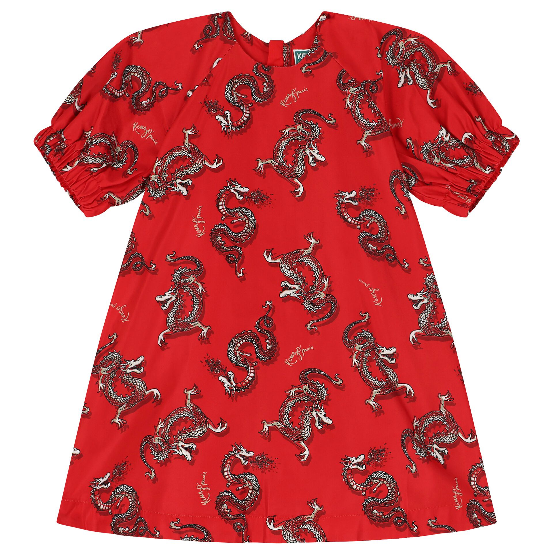 Kenzo red 2025 dress