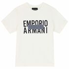 Boys Off-White Logo T-Shirt, 1, hi-res