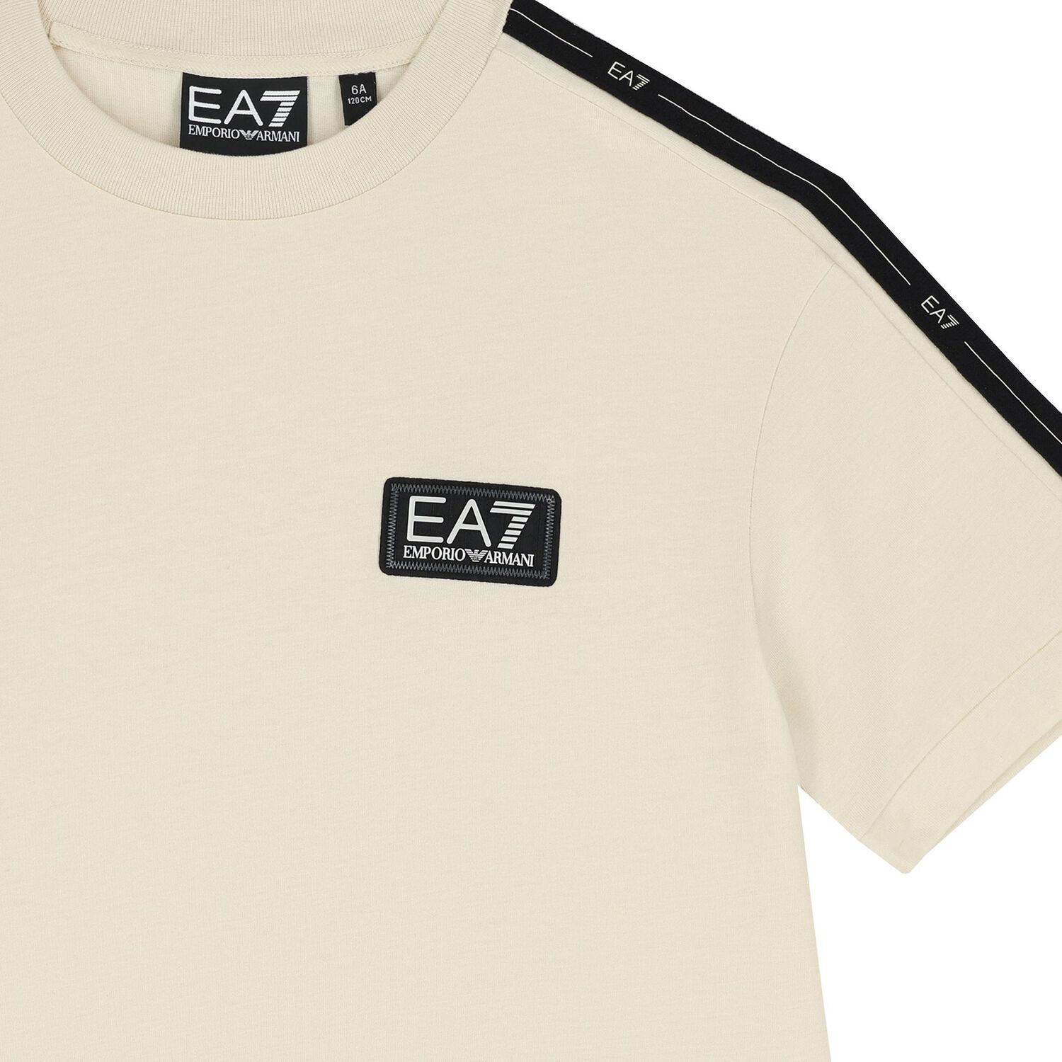 Boys Ivory Logo T-Shirt, 1, hi-res