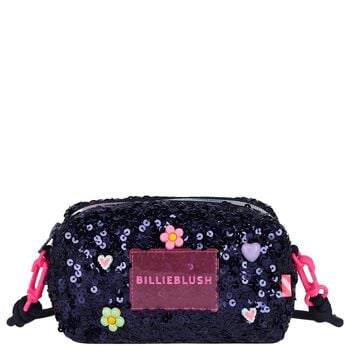 Girls Navy Blue Embellished Pencil Case ( 17cm )