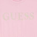 فستان بنات بالشعار باللون الوردى, 1, hi-res