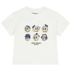 Younger Boys White & Blue Tracksuit Set ( 3 Piece ), 1, hi-res