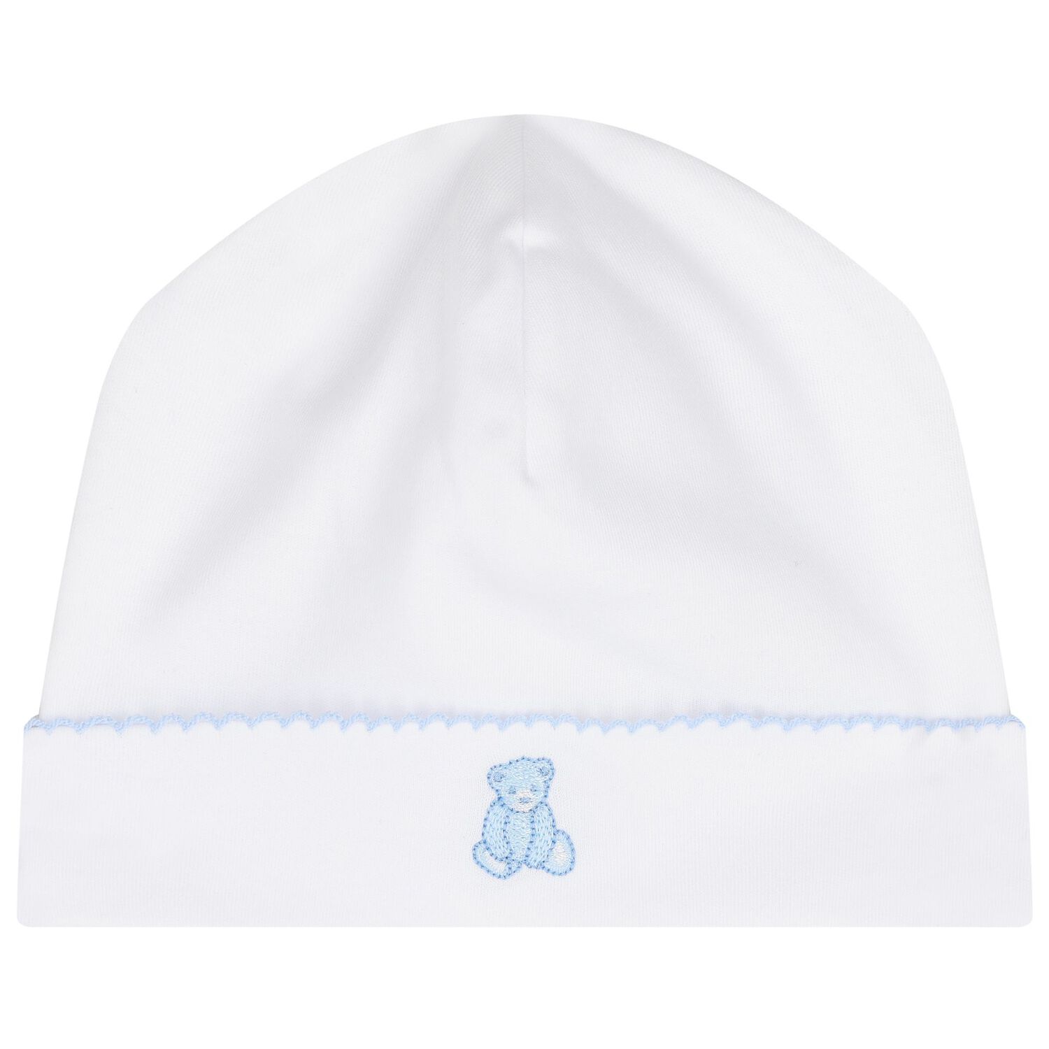 Baby Boys White & Blue Teddy Bear Time Babygrow Set, 1, hi-res image number null