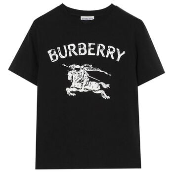 Boys Black EKD Logo T-Shirt