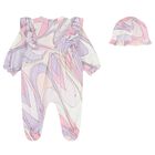 Baby Girls Pink Babygrow Gift Set, 1, hi-res