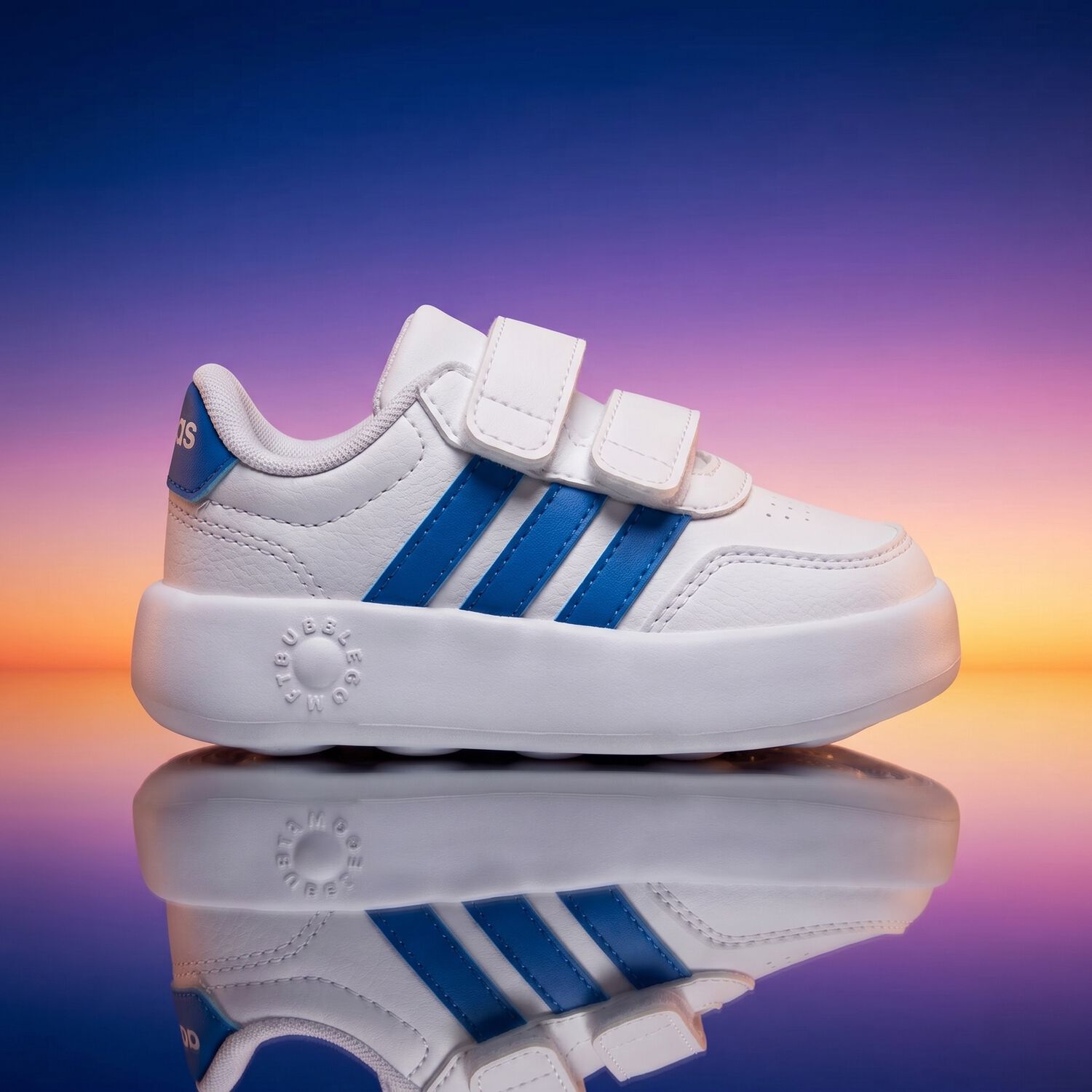 White & Blue Breaknet 3.0 Trainers, 1, hi-res