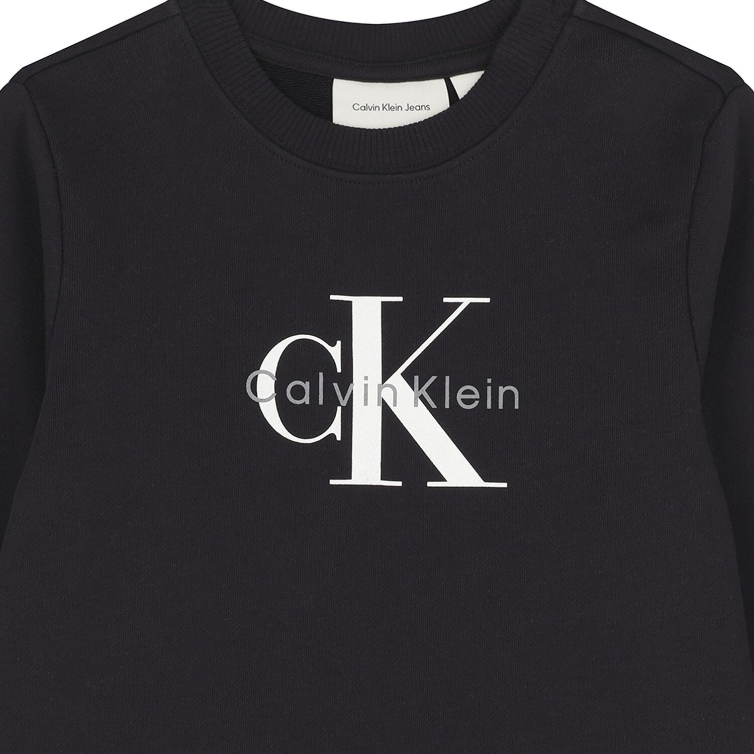 Black Logo Sweatshirt , 1, hi-res