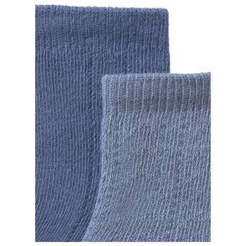 جوارب محبوكه للاولاد باللون الازرق 