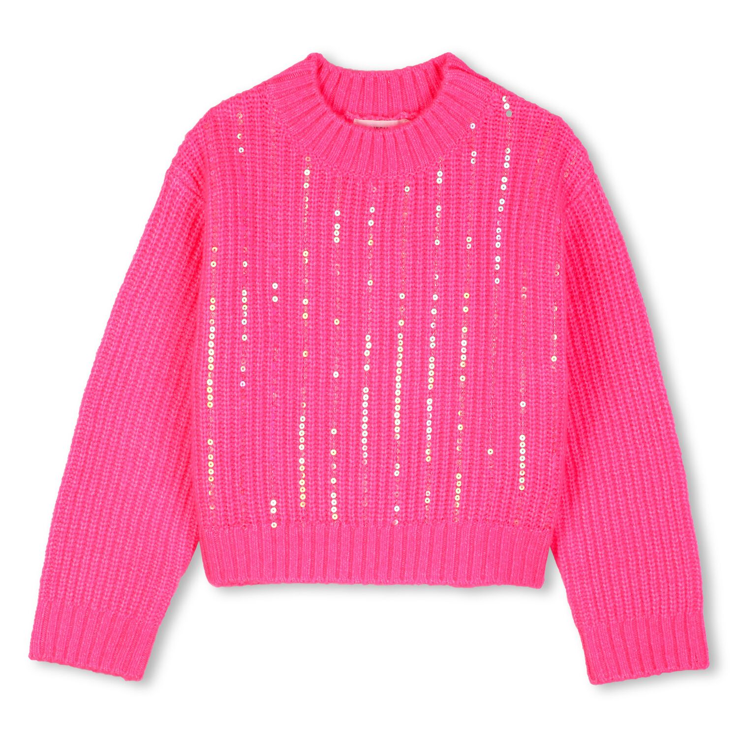 Girls Pink Sequin Sweatshirt, 1, hi-res