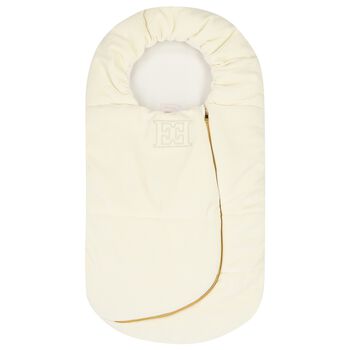 Baby Girls Ivory Logo Nest