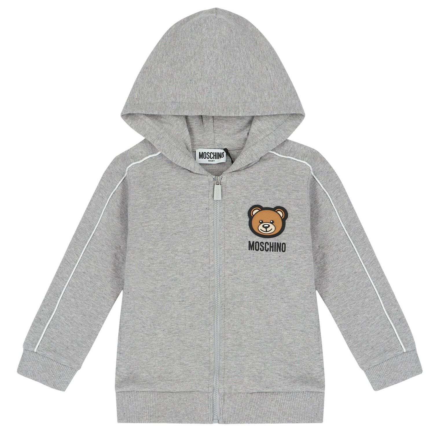 Grey Teddy Logo Tracksuit, 1, hi-res