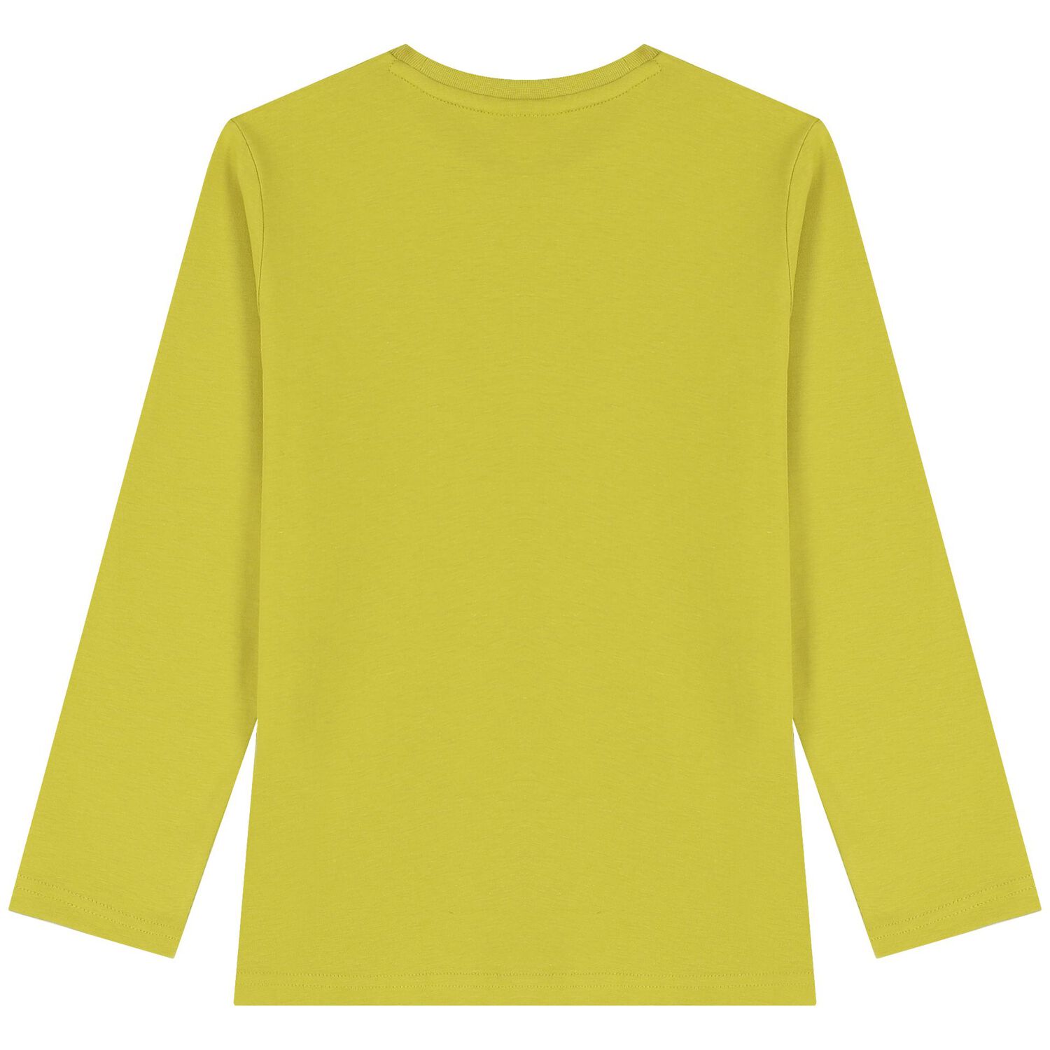 توب أولاد بأكمام بالشعار باللون الأخضر الليموني, 2, hi-res image number null