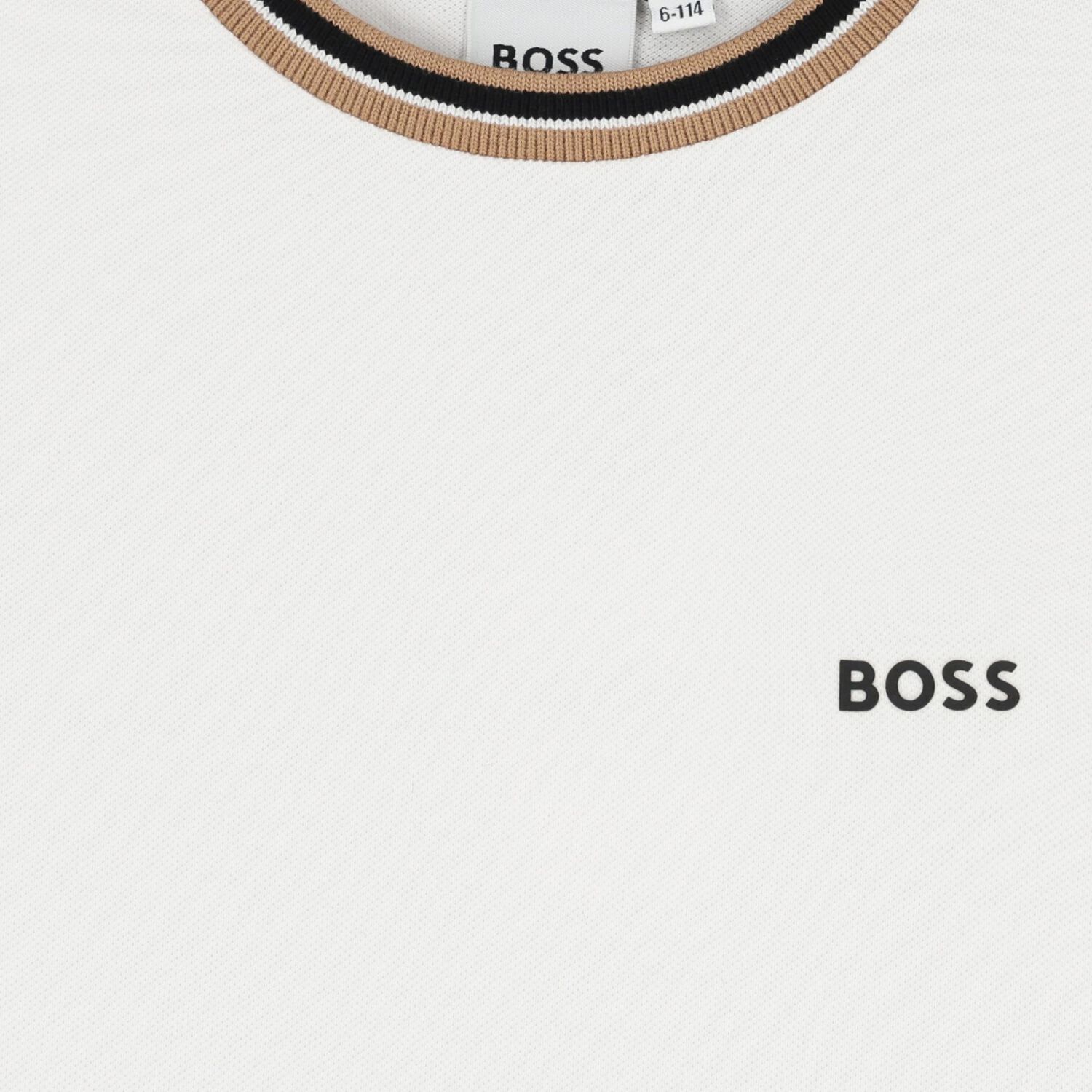 Boys White Logo T-Shirt, 2, hi-res image number null