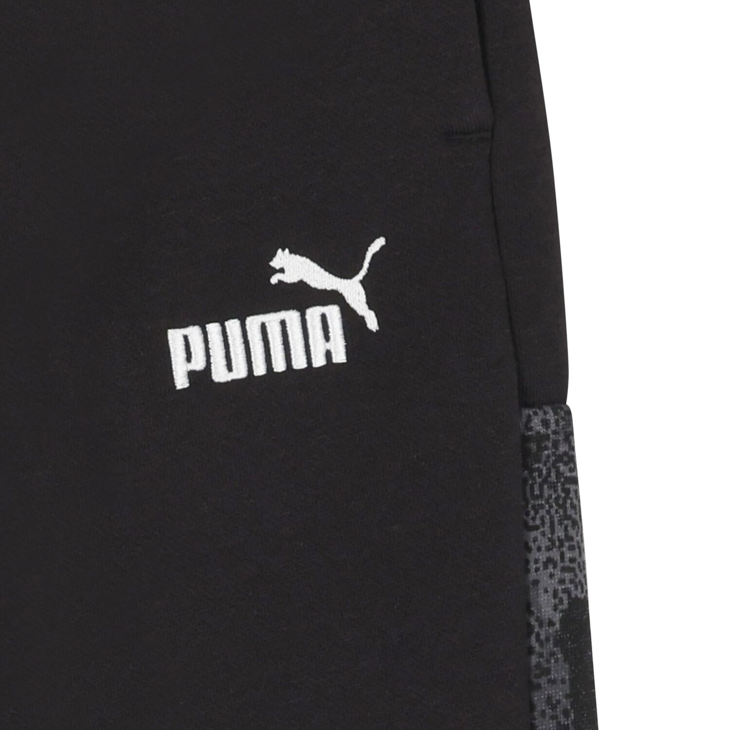 Boys Black Logo Joggers, 1, hi-res