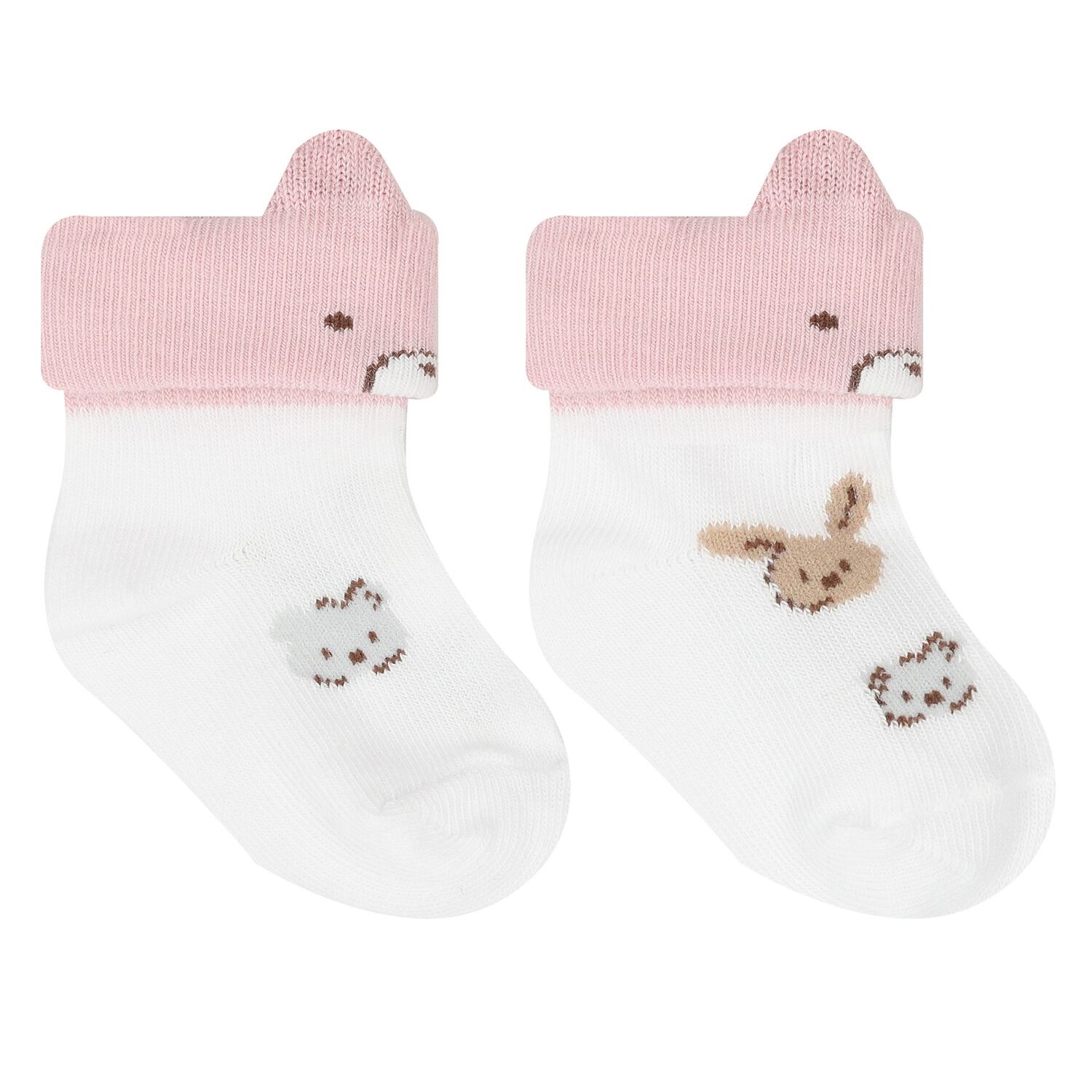 Baby Girls White & Pink Romper Gift Set, 1, hi-res