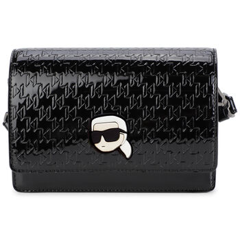 Girls Black Logo Handbag