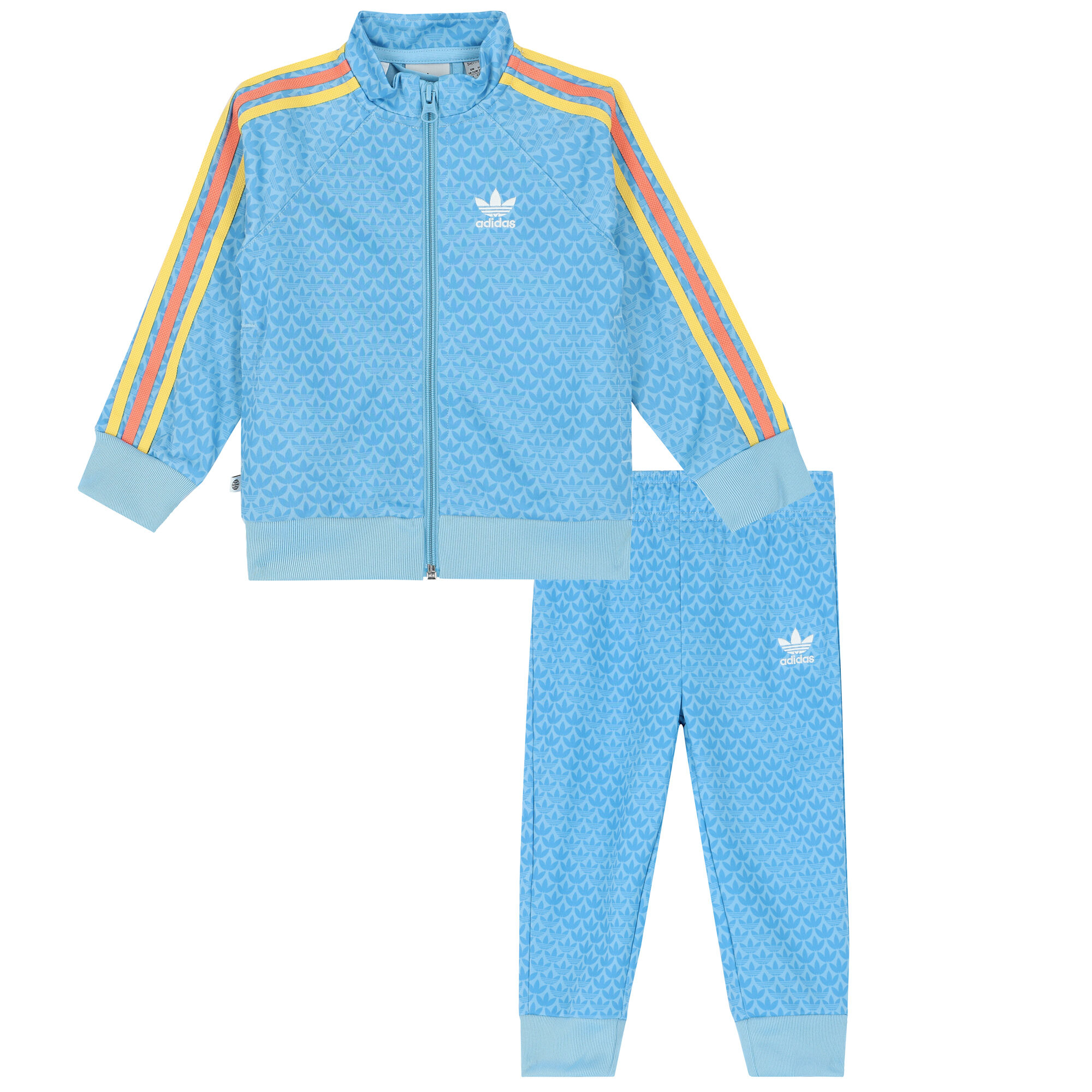 Blue baby clearance adidas tracksuit