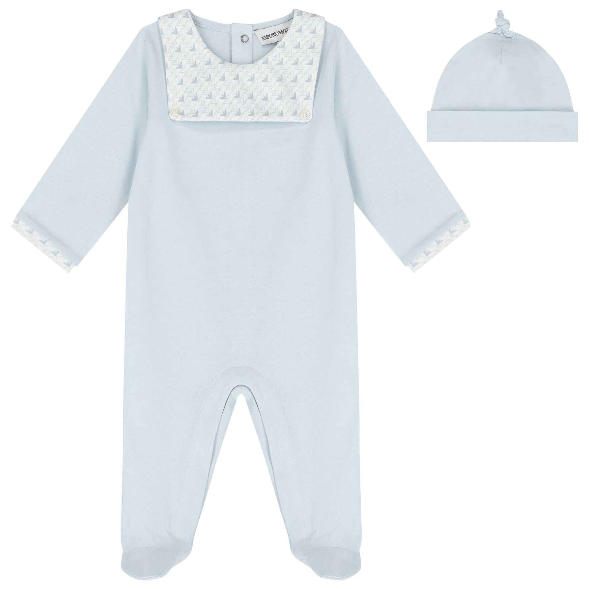 Armani baby grow sale on sale
