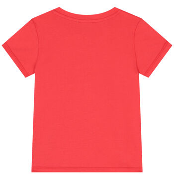 Girls Pink Logo T-Shirt