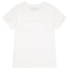 White Teddy Bear Logo T-Shirt, 1, hi-res