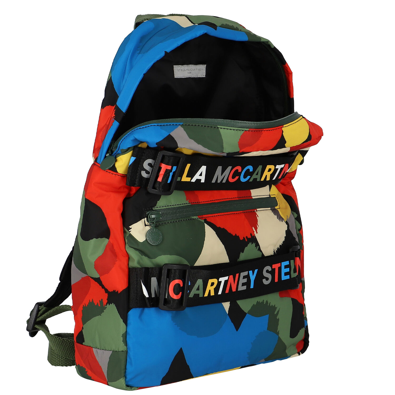 Boys Multi-Coloured Logo Backpack, 1, hi-res