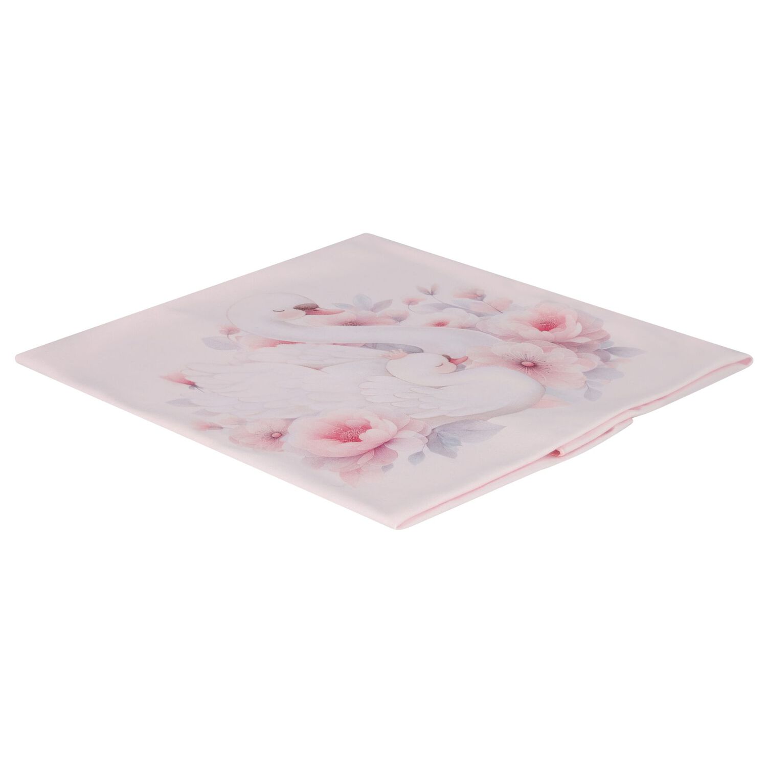 Baby Girls Pink Swan Babygrow Set, 1, hi-res image number null