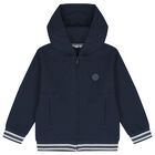 Boys Navy Blue & Grey Tracksuit ( 3 Piece ), 2, hi-res