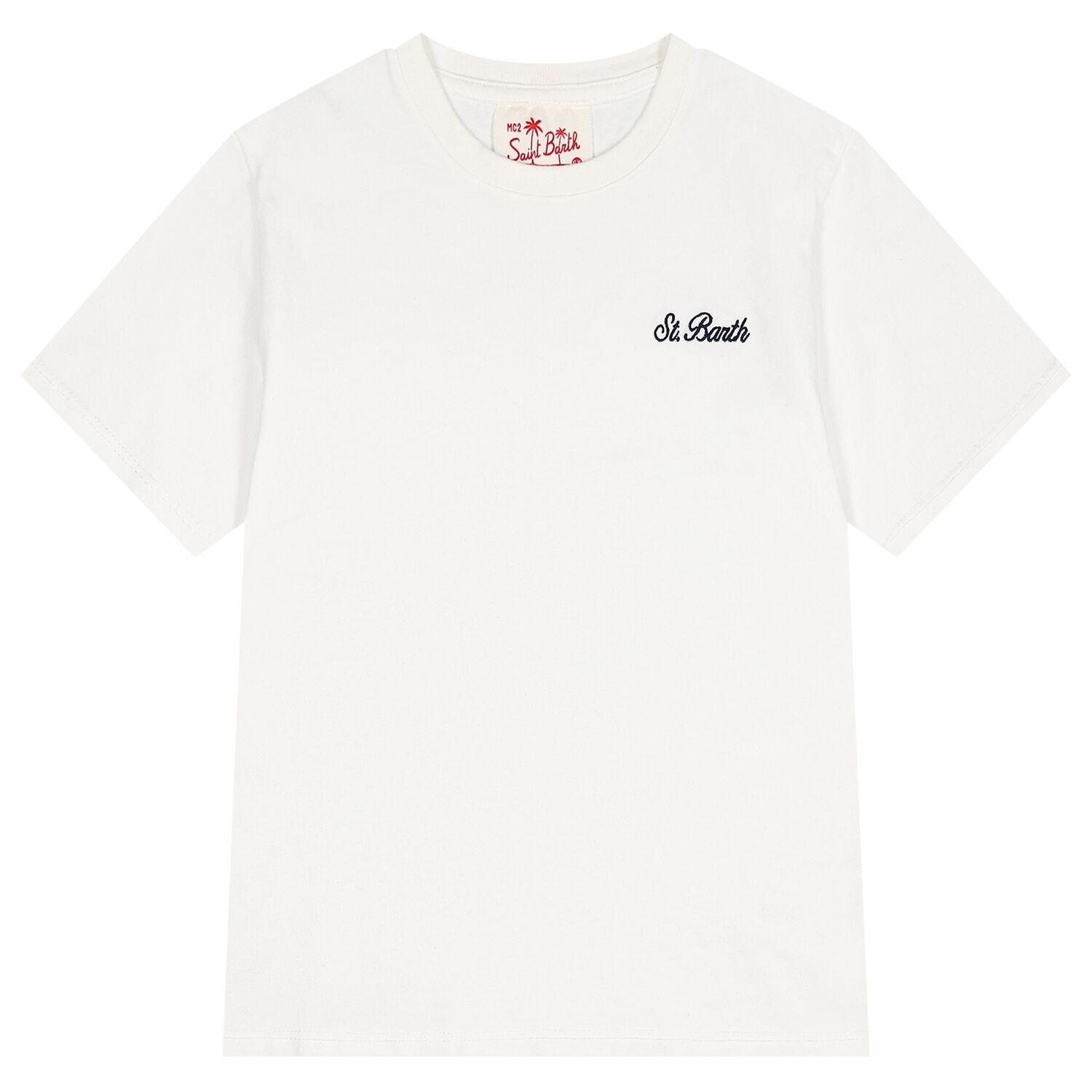 Boys White Logo T-Shirt, 1, hi-res