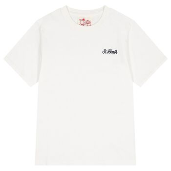 Boys White Logo T-Shirt