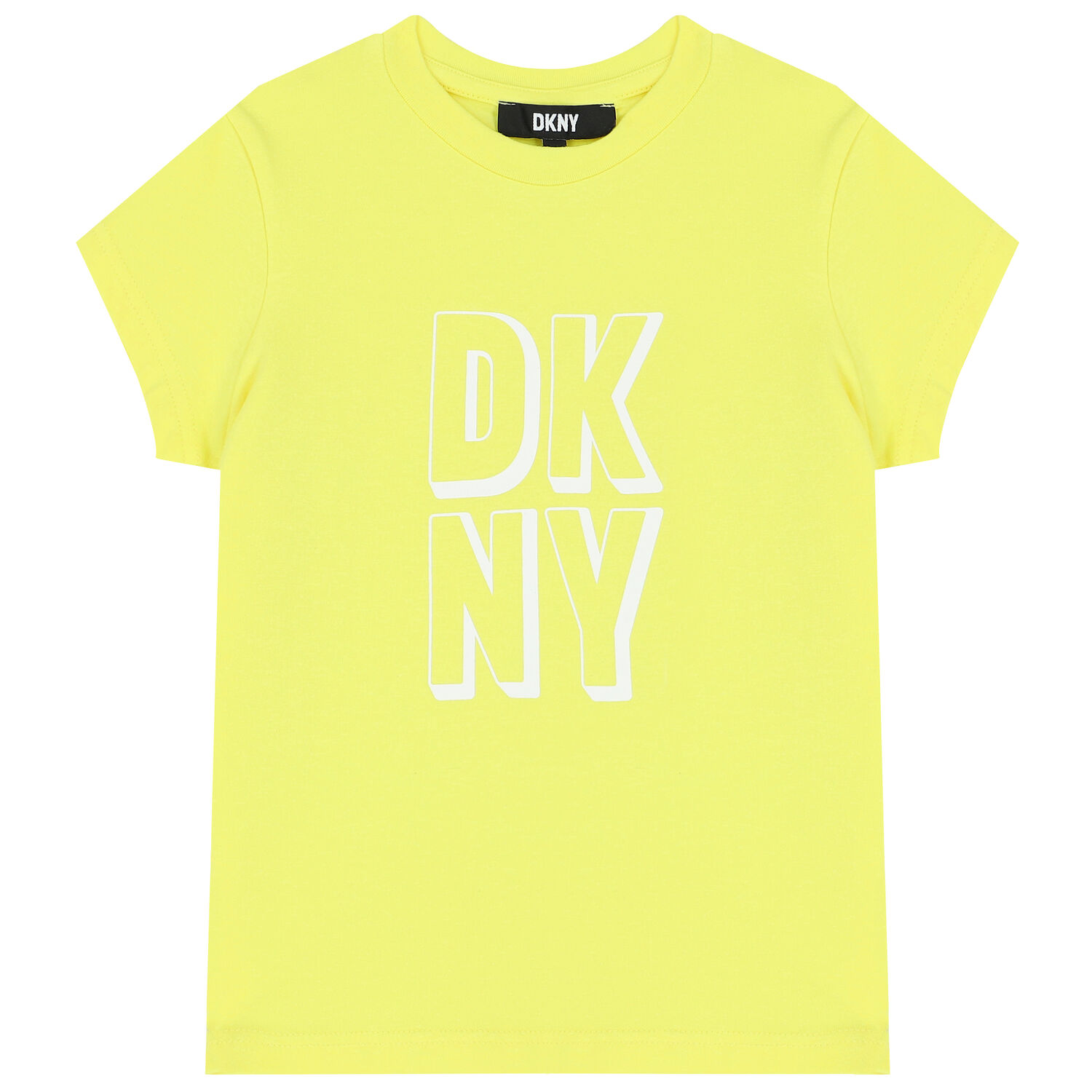 Girls Yellow Logo T-Shirt, 1, hi-res image number null