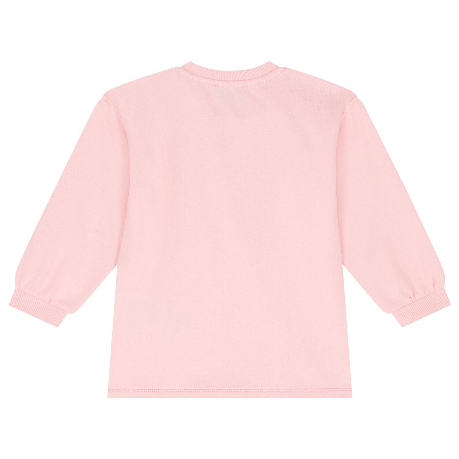 Younger Girls Pink Teddy Bear Logo Dress, 3, hi-res image number null