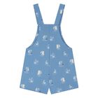 Younger Boys Blue Dungaree Set, 2, hi-res