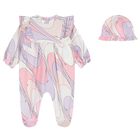 Baby Girls Pink Babygrow Gift Set, 1, hi-res