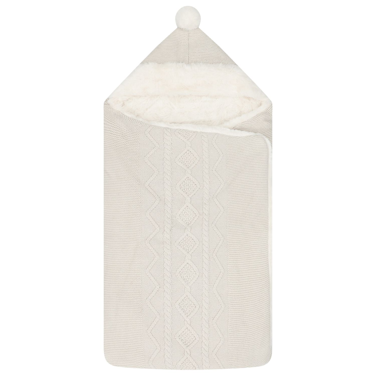 مدس منسوج باللون العاجي  , 2, hi-res