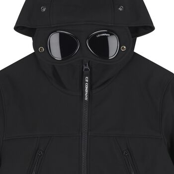 Boys Black Hooded Jacket 
